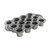 Nordic Ware Cast Aluminum Petite Popover Pan 1/4 Cup Each, 12 Cavity, Silver/Gray