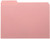 Smead Interior File Folder, 1/3-Cut Tab, Letter Size, Pink, 100 per Box (10263)
