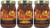 B.B. Ques Three Salsa Sampler Gift Set _ 16 oz. ea.