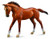 Collecta Thoroughbred Mare in Window Box _1 12 Scale__ Chestnut
