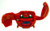 Bakugan Battle Brawlers Game Single LOOSE Figure Nova 12 Gorem -Red-