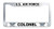 US Air Force Colonel License Plate Frame Stainless Steel License Plate Frame Holder