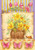 Toland Home Garden Daffodil Basket 28 x 40 Inch Decorative Spring Summer Flower Butterfly House Flag