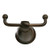 Double Robe Hook Mounted Bath Accessory  Oil Rubbed Bronze