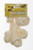 Rawhide Brand 6-Inch Natural Safety-Knot Bones  3 Per Pack  Mesh HDR