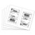 Half Sheet Laser & Inkjet - Rounded Corner Shipping Address Labels - 5-1/2" X 8-1/2" (1000 Labels)