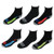 Hanes Boys X-Temp Active Cool Ankle Socks 6-Pack  M  Black
