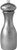 Fletchers' Mill Marsala Collection Salt Mill, Metallic Silver - 7 Inch