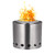 Doefo Smokeless Fire Pit Stainless Steel Bonfire  Wood Burning Firepit for Outdoor Campfire  Backyard  No Gas Or Propane Required