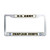Framespolishisf US Army Chaplain Corps License Plate Frame Stainless Steel License Cover Holder
