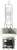 Ushio BC1325 1000084 - BTM - Stage  and  Studio - JCS - 500W Light Bulb - 120V - P28s Base - 3200K