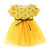 Youmymine Toddler Baby Girls Dresses Fashion Ruched Patchwork Dot Tulle Skirt Party Princess Dress Clothes -6-12 Months  Yellow- Youmymine Toddler Baby Girls Dresses Fashion Ruched Patchwork Dot Tulle Skirt Party Princess Dress Clothes -6-12 Months  Yellow-