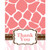Creative Converting Baby Shower Wild Safari Pink 8 Count Thank You Cards