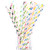 Kinfu 200PCS Biodegradable Paper Straws Disposable Drinking Straws Party Supplies Decorations