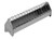 Little Giant Metal Poultry Trough Feeder -20 in- Galvanized Steel Poultry Trough Feeder with Grate -Item No. TR20GALV-