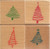 Scribble Trees Wood Mounted Rubber Stamp Set -LL056-