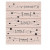 Happy Wavy Borders Wood Mounted Rubber Stamp Set -LL158-