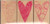 Fancy Hearts Wood Mounted Rubber Stamp Set -LL187-