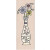 Fancy Vase Wood Mounted Rubber Stamp -F4733-
