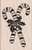 Candy Canes Wood Mounted Stamp -Hero Arts-