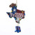 Kurt Adler Texas Map with Cowboy Boot Hanging Ornament
