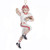 Kurt Adler Football Boy Christmas Tree Ornament E0310 New