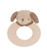 Angel Dear Ring Rattle  Light Brown Puppy