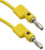 Pomona B-36-4 Stacking Banana Plug Patch Cord  Yellow  36 In.