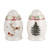 Christmas Jubilee by Spode Holiday Salt & Pepper Set; White, Green & Red