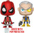 Funko Vynl: Marvel Comics - Deadpool & Cable Vinyl Figures (Bundled with Pop Box Protector Case)