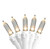 Northlight 100 Warm White LED Mini Christmas Lights - 33 ft White Wire