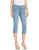 Lee Women s Sculpting Pull on Capri Jean  Blue Phoenix  10
