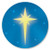 Bethlehem Christmas Envelope Seals- Set of 72 Holoiday Envelope Stickers