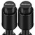 -2 PACK-Wine Bottle Stoppers  Reusable Wine Stoppers  Vacuum Wine Preserver with Time Scale Record  Wine Savers Vacuum Pump Corks Keep Wine Really Fresh  Black  Hanlomele