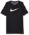 Nike Boy s Dri Fit Swoosh T Shirt Black White Size Medium