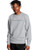 Champion Men s Powerblend Graphic Crew  Oxford Gray  Small