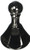 Jaclo 4870-RH-BKN Astor Robe Hook, Black Nickel