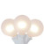 10-Count Frosted White G50 Globe Christmas Light Set  9ft White Wire