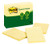 Post-it Greener Notes, 4 in x 6 in, Canary Yellow, Lined, 12 Pads/Pack (660-RP)