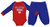 Outerstuff NFL Newborn Long Sleeve Creeper and Pants Set  New York Giants 6-9 Months