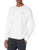 Champion Men s Classic Graphic Long Sleeve Tee  White - Left Chest Script  Medium