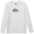 Quiksilver Men s Solid Streak Long Sleeve Rashguard UPF 50 Plus   Micro CHIP  S