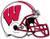 Decal Vinyl Sticker Wisconsin Badgers Vinyl Durable for Bumpers  Helmets  Laptops  Water Bottles  Lockers -3 inch Longest Side-