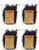 Trader Joe s Dried Fruit Orange Flavored Cranberries Pack of 4