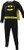 Bioworld Merchandising Men s Batman One Piece Fleece Pajama with Cape -Small- Black