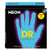 DR Strings Hi-Def NEON Blue Coated Medium -10-46- Electric Guitar Strings