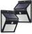 Allbusden Solar Lights Outdoor  270° Wide Angle Solar Motion Sensor Securtiy Lights  144 LED Wireless Waterproof Motion Sensor Solar Lights for Garden Porch Pathway Driveway Garage - White-2 Packs-