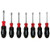 Proferred Hollow Shank Nut Driver Set, 7 Piece SAE, T28003