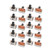 uxcell 20Pcs 2 Position 6P DPDT Panel Mount Micro Slide Switch Latching Power Switch