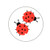 Ladybug Envelope Seals - 1.2 inch Cute Ladybug Stickers - 144 Stickers